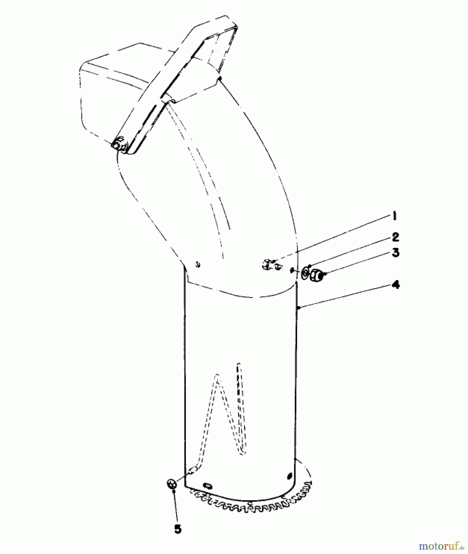 Toro Neu Snow Blowers/Snow Throwers Seite 1 38160 (1132) - Toro 1132 Snowthrower, 1980 (0000001-0999999) CHUTE EXTENSION KIT 26-1100