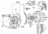 Toro 38160 (1132) - 1132 Snowthrower, 1980 (0000001-0999999) Ersatzteile ENGINE MODEL NO. 190402 TYPE 0989-01 (8 H.P. SNOWTHROWER MODEL 3BRIGGS & STRATTON #1