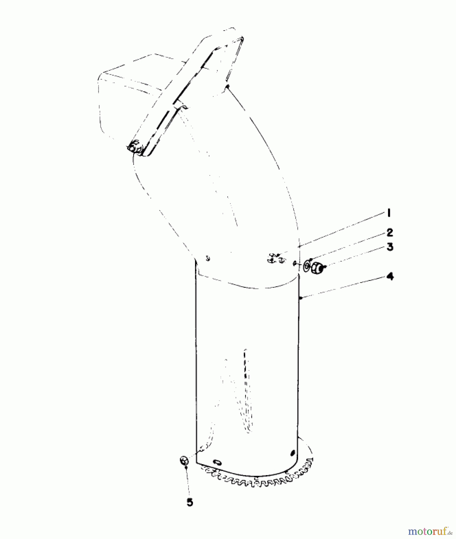 Toro Neu Snow Blowers/Snow Throwers Seite 1 38160 (1132) - Toro 1132 Snowthrower, 1981 (1000001-1999999) CHUTE EXTENSION KIT