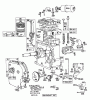 Toro 38160 (1132) - 1132 Snowthrower, 1981 (1000001-1999999) Ersatzteile ENGINE MODEL NO. 190402 TYPE 0989-01 (8 H.P. SNOWTHROWER MODEL 3BRIGGS & STRATTON