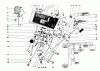 Toro 38160 (1132) - 1132 Snowthrower, 1983 (3000001-3999999) Ersatzteile HANDLE ASSEMBLY