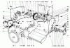 Toro 38160 (1132) - 1132 Snowthrower, 1983 (3000001-3999999) Ersatzteile TRACTION ASSEMBLY