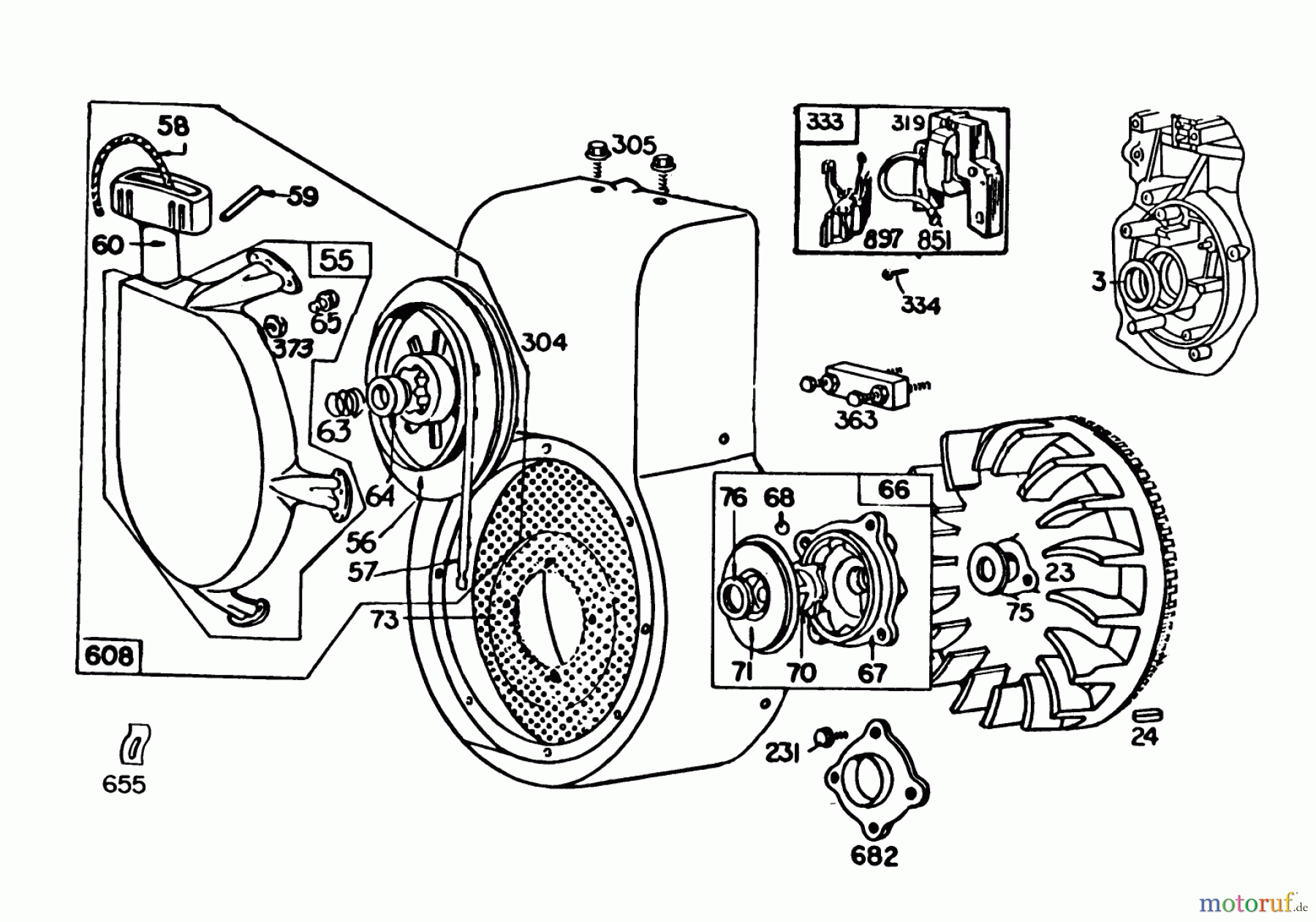 Toro Neu Snow Blowers/Snow Throwers Seite 1 38160 (1132) - Toro 1132 Snowthrower, 1984 (4000001-4999999) ENGINE BRIGGS & STRATTON MODEL NO. 252416-0677-01 #2