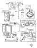 Toro 38160 (1132) - 1132 Snowthrower, 1986 (6000001-6999999) Ersatzteile ENGINE BRIGGS & STRATTON MODEL NO. 252416-0677-01 #2