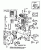 Toro 38160 (1132) - 1132 Snowthrower, 1987 (7000001-7999999) Ersatzteile ENGINE BRIGGS & STRATTON MODEL NO. 252416-0735-01 #1