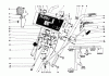 Toro 38160 (1132) - 1132 Snowthrower, 1987 (7000001-7999999) Ersatzteile HANDLE ASSEMBLY