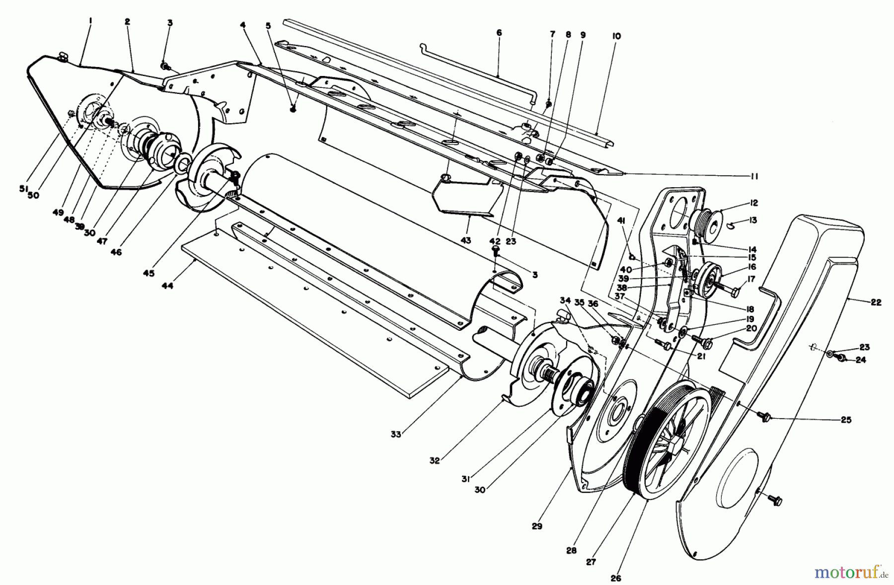Toro Neu Snow Blowers/Snow Throwers Seite 1 38162 (S-620) - Toro S-620 Snowthrower, 1985 (5000001-5999999) LOWER MAIN FRAME ASSEMBLY