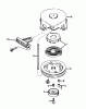 Toro 38162 (S-620) - S-620 Snowthrower, 1986 (6000001-6999999) Ersatzteile REWIND STARTER NO. 590537