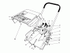 Toro 38162 (S-620) - S-620 Snowthrower, 1986 (6000001-6999999) Ersatzteile SHROUD & HANDLE ASSEMBLY