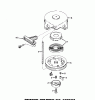 Toro 38162 (S-620) - S-620 Snowthrower, 1987 (7000001-7999999) Ersatzteile REWIND STARTER NO. 590537