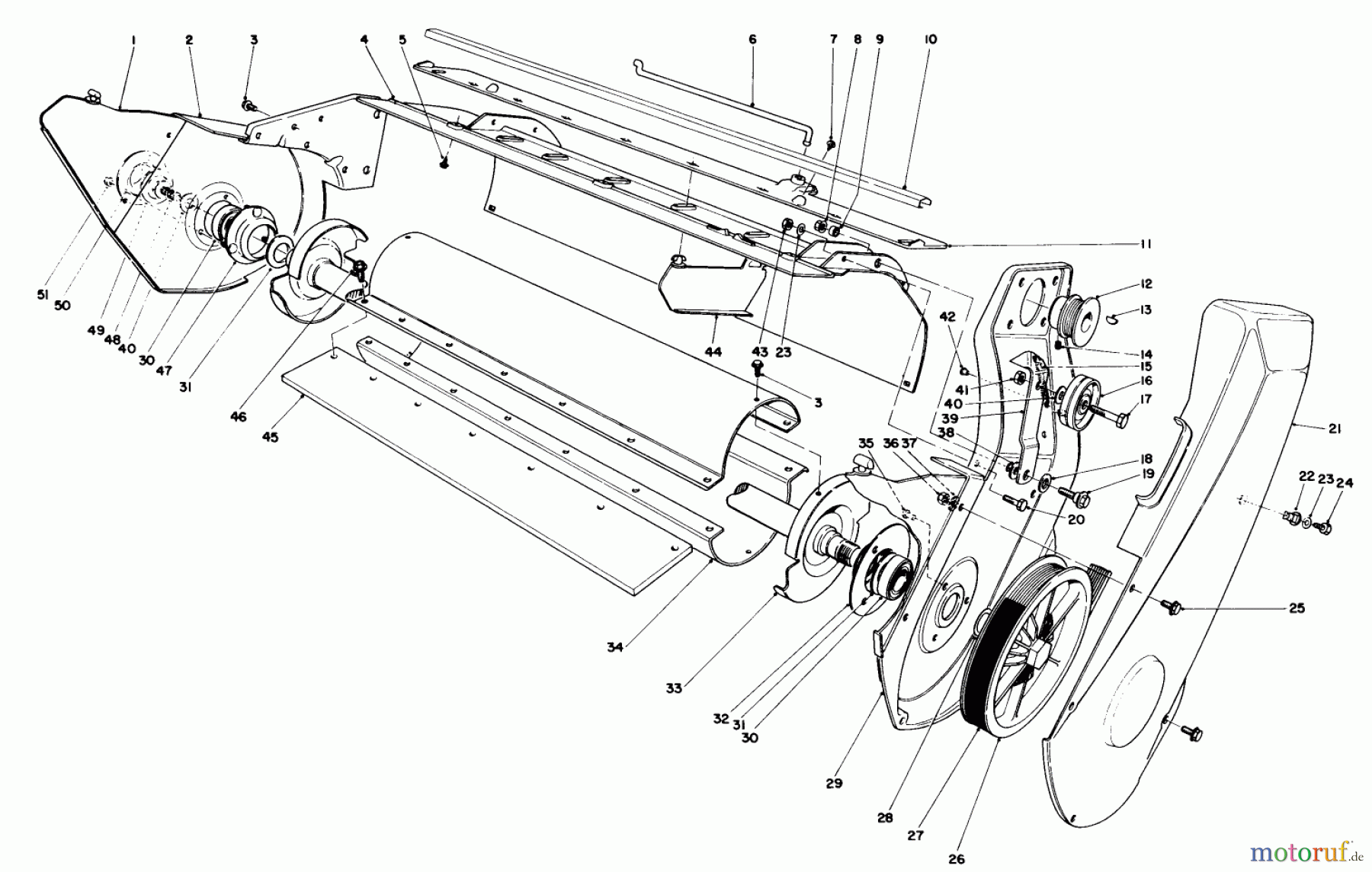 Toro Neu Snow Blowers/Snow Throwers Seite 1 38162 (S-620) - Toro S-620 Snowthrower, 1989 (9000001-9999999) LOWER MAIN FRAME ASSEMBLY