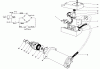 Toro 38162 (S-620) - S-620 Snowthrower, 1989 (9000001-9999999) Ersatzteile STARTER MOTOR & SWITCH ASSEMBLY