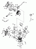 Toro 38162 (S-620) - S-620 Snowthrower, 1991 (1000001-1999999) Ersatzteile ENGINE TECUMSEH MODEL NO. AH-600 TYPE 1623-P