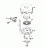 Toro 38165 (S-620) - S-620 Snowthrower, 1985 (5000001-5010000) Ersatzteile REWIND STARTER NO. 590537