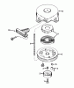 Toro 38165 (S-620) - S-620 Snowthrower, 1986 (6000001-6999999) Ersatzteile REWIND STARTER NO. 590537