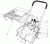 Toro 38165 (S-620) - S-620 Snowthrower, 1988 (8000001-8999999) Ersatzteile SHROUD & HANDLE ASSEMBLY