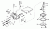 Toro 38165 (S-620) - S-620 Snowthrower, 1990 (0000001-0999999) Ersatzteile CARBURETOR NO. 632142A