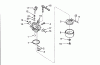 Toro 38170 - CCR Powerlite Snowthrower, 1991 (1000001-1999999) Ersatzteile CARBURETOR NO. 632552