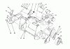 Toro 38170 - CCR Powerlite Snowthrower, 1991 (1000001-1999999) Ersatzteile ENGINE & WHEEL ASSEMBLY