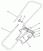 Toro 38170 - CCR Powerlite Snowthrower, 1991 (1000001-1999999) Ersatzteile HANDLE ASSEMBLY
