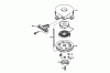 Toro 38170 - CCR Powerlite Snowthrower, 1991 (1000001-1999999) Ersatzteile RECOIL STARTER NO. 590537