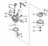 Toro 38175 - CCR Powerlite Snowthrower, 1992 (2000001-2999999) Ersatzteile CARBURETOR NO. 632552