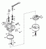 Toro 38175 - CCR Powerlite Snowthrower, 1993 (3900001-3999999) Ersatzteile CARBURETOR NO. 632641