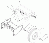Toro 62925 - 206cc OHV Vacuum Blower, 2005 (250000001-250999999) Ersatzteile TRACTION AND WHEEL ASSEMBLY