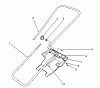 Toro 38175 - CCR Powerlite Snowthrower, 1993 (3900001-3999999) Ersatzteile HANDLE ASSEMBLY
