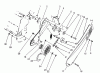 Toro 38175 - CCR Powerlite Snowthrower, 1993 (3900001-3999999) Ersatzteile PULLEY & BELT COVER ASSEMBLY