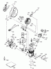 Toro 38175 - CCR Powerlite Snowthrower, 1994 (4900001-4999999) Ersatzteile ENGINE TECUMSEH MODEL NO. HSK600 TYPE 1668S (MODEL 38170 ONLY)