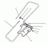Toro 38175 - CCR Powerlite Snowthrower, 1996 (6900001-6999999) Ersatzteile HANDLE ASSEMBLY
