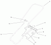 Toro 38170 - CCR Powerlite Snowthrower, 2000 (200000001-200999999) Ersatzteile HANDEL & LOWER SHROUD ASSEMBLY