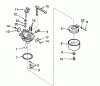 Toro 38176 - CCR Powerlite Snowthrower, 1992 (2000001-2999999) Ersatzteile CARBURETOR NO. 632552