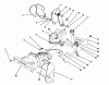 Toro 38176 - CCR Powerlite Snowthrower, 1992 (2000001-2999999) Ersatzteile CHUTE ASSEMBLY
