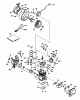 Toro 38176 - CCR Powerlite Snowthrower, 1992 (2000001-2999999) Ersatzteile ENGINE TECUMSEH MODEL NO. HSK600 TYPE 1668P (MODEL NO. 38170 ONLY)