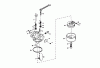 Toro 38171 - CCR Powerlite Snowthrower, 1993 (3900001-3999999) Ersatzteile CARBURETOR NO. 632641