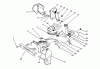 Toro 38171 - CCR Powerlite Snowthrower, 1993 (3900001-3999999) Ersatzteile CHUTE ASSEMBLY