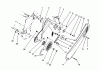 Toro 38171 - CCR Powerlite Snowthrower, 1993 (3900001-3999999) Ersatzteile PULLEY & BELT COVER ASSEMBLY