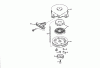 Toro 38171 - CCR Powerlite Snowthrower, 1993 (3900001-3999999) Ersatzteile RECOIL STARTER NO. 590537