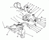 Toro 38176 - CCR Powerlite Snowthrower, 1994 (4900001-4999999) Ersatzteile CHUTE ASSEMBLY