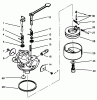 Toro 38171 - CCR Powerlite Snowthrower, 1995 (59000001-59999999) Ersatzteile CARBURETOR NO. 632641