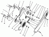 Toro 38171 - CCR Powerlite Snowthrower, 1995 (59000001-59999999) Ersatzteile PULLEY & BELT COVER ASSEMBLY
