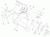 Toro 38171 - CCR Powerlite Snowthrower, 1997 (7900001-7999999) Ersatzteile ENGINE & WHEEL ASSEMBLY