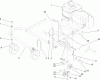 Toro 62925 - 206cc OHV Vacuum Blower, 2006 (260000001-260999999) Ersatzteile ENGINE AND FRONT WHEEL ASSEMBLY