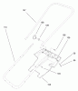 Toro 38171 - CCR Powerlite Snowthrower, 1997 (7900001-7999999) Ersatzteile HANDLE ASSEMBLY