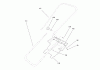 Toro 38171 - CCR Powerlite Snowthrower, 1998 (8900001-8999999) Ersatzteile HANDLE ASSEMBLY