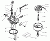 Toro 38172 - CCR Powerlite Snowthrower, 2002 (220000001-220999999) Ersatzteile CARBURETOR ASSEMBLY NO. 640086 TECUMSEH MODEL NO. HSK635 TYPE 1723A