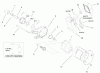 Toro 38172 - CCR Powerlite Snowthrower, 2002 (220000001-220999999) Ersatzteile MOTOR AND SWITCH HOUSING ASSEMBLY NO. 105-2953 (ONLY ON 38182)(120 VOLT)