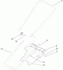 Toro 38172 - Powerlite Snowthrower, 2005 (250010001-250999999) Ersatzteile HANDLE AND LOWER SHROUD ASSEMBLY